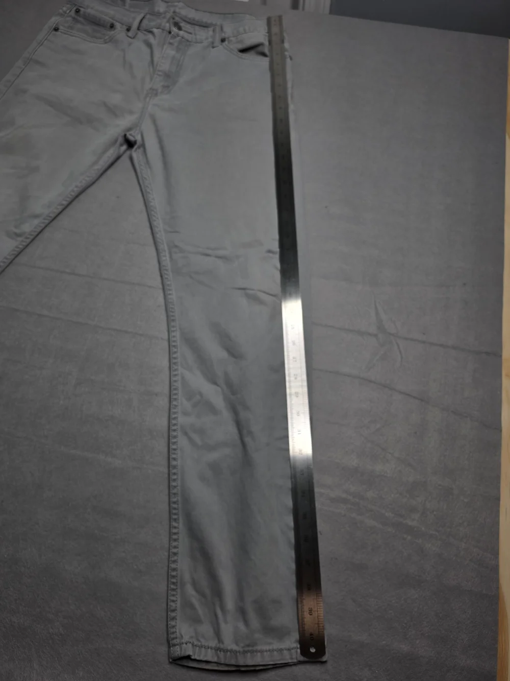 Levi's Jeans Mens 33x32 Gray 508 Regular Fit Tapered